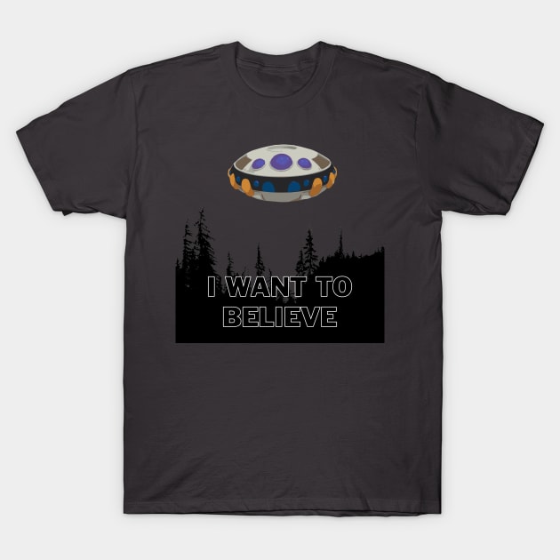 Frieza Spaceship - I want to believe T-Shirt by Pegazusur